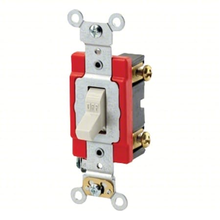 WallSwitch, 1hp, Toggle, 20A, LightAlmond MPN:1221-2T