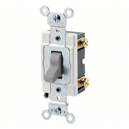 WallSwitch, 1hp, Toggle, 20A, Gray, PK1 MPN:1221-SGY