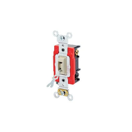 Wall Switch, 2 hp, Locking, 20 A, Ivory MPN:1223-2IL