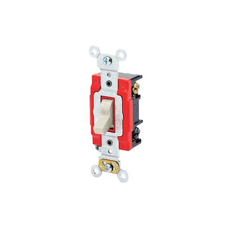 WallSwitch, 2hp, Toggle, 20A, LightAlmond MPN:1223-2T