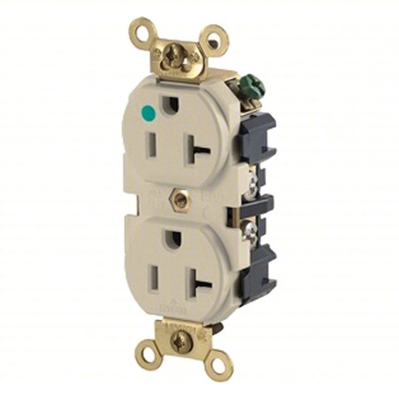 PlugsandReceptacles, 15A, 125VAC, Org, Nylon MPN:1254-IG