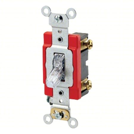 Wall Switch, 1 hp, Toggle, 20 A, Brown MPN:1285