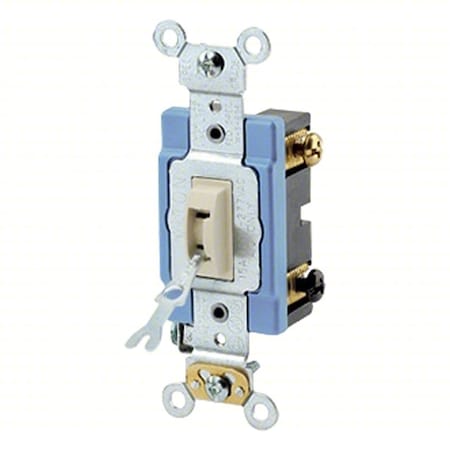 Wall Switch, 2 hp, Toggle, 30 A, Ivory MPN:1288-I