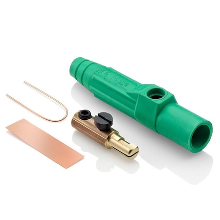 Single Pole Inline, 150 A, Male, Green MPN:15D21-UG