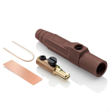 Single Pole Inline, 150 A, Male, Brown MPN:15D21-UH