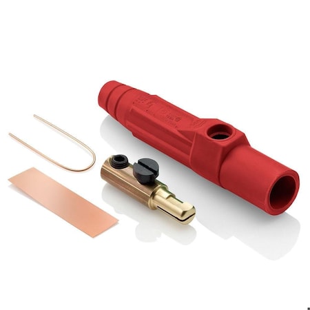Single Pole Inline, 150 A, Male, Red MPN:15D21-UR
