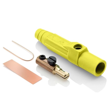 Single Pole Inline, 150 A, Male, Yellow MPN:15D21-UY