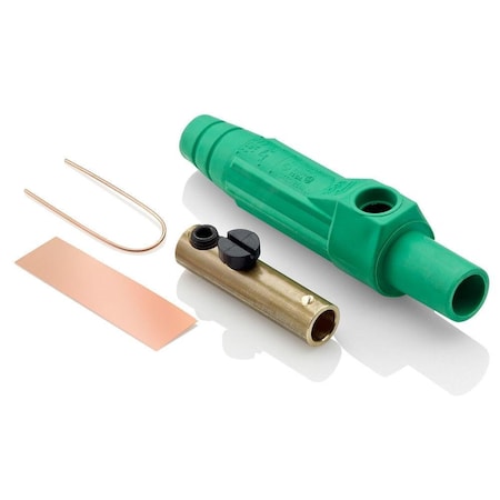 Single Pole Inline, 150 A, Female, Green MPN:15D22-UG