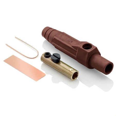 Single Pole Inline, 150 A, Female, Brown MPN:15D22-UH