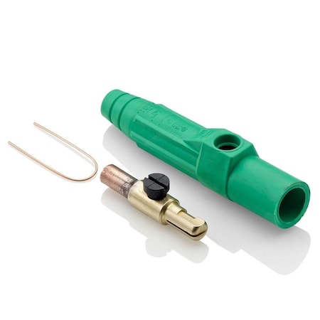 Single Pole Inline, 140 A, Male, Green MPN:15D23-UG