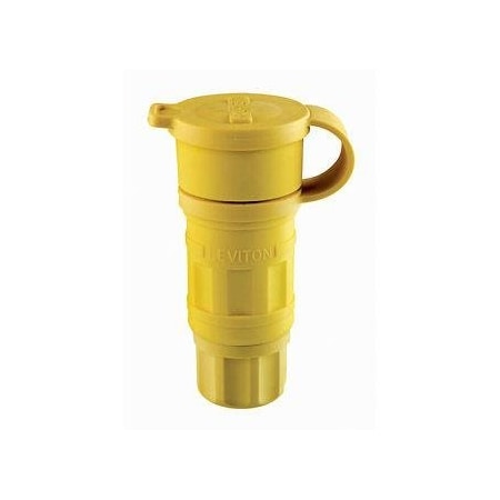 Watertight Straight Blade Connector, Non-NEMA, 15 A, 125V AC, 3 Pole, 3 Wire, Screw Terminals MPN:15W07