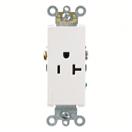 PlugsandReceptacles, 15A, 125VAC, Wht, Nylon MPN:16241-W