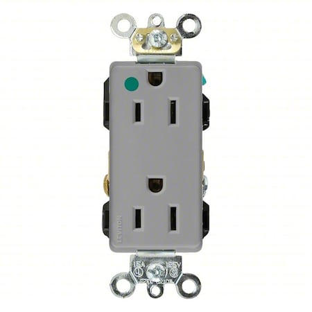 PlugsandReceptacles, 15A, 125VAC, Red, Nylon MPN:16262-HGR