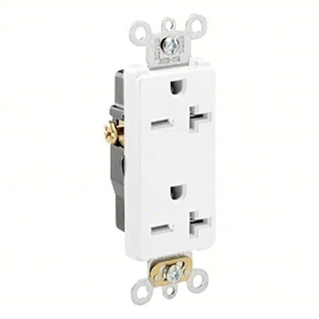 PlugsandReceptacles, 20A, 125VAC, Gry, Nylon MPN:16341-GY