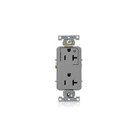 Duplex Straight Blade Receptacle, 5-20R, 20 A, 125V AC, 2 Pole, 3 Wire, Flush Mount, Grounded MPN:16352-1PG