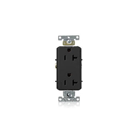 Duplex Straight Blade Receptacle, 5-20R, 20 A, 125V AC, 2 Pole, 3 Wire, Flush Mount, Grounded MPN:16352-E