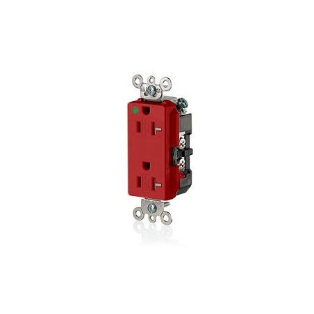 Duplex Straight Blade Receptacle, 5-20R, 20 A, 125V AC, 2 Pole, 3 Wire, Flush Mount, Grounded MPN:16362-SGR