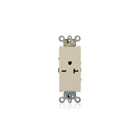 Straight Blade Receptacle, 6-20R, 20 A, 250V AC, 2 Pole, 3 Wire, Flush Mount, Grounded MPN:16441-I