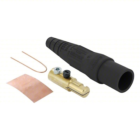 Single Pole Inline, 300 A, Male, Black MPN:16D21-UE