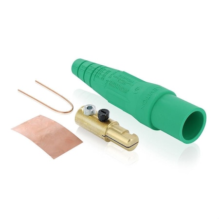 Single Pole Inline, 300 A, Male, Green MPN:16D21-UG