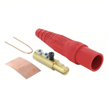 Single Pole Inline, 300 A, Male, Red MPN:16D22-UR