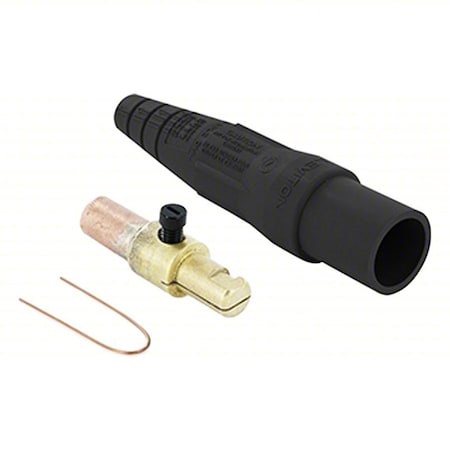 Single Pole Inline, 220 A, Male, Black MPN:16D26-UE
