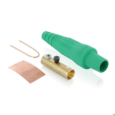 Single Pole Inline, 300 A, Female, Green MPN:16D29-UG