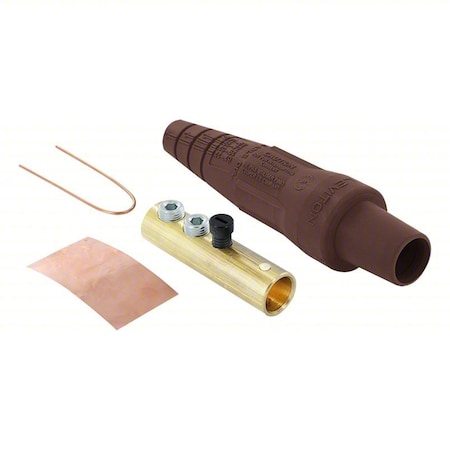 Single Pole Inline, 300 A, Female, Brown MPN:16D31-UH