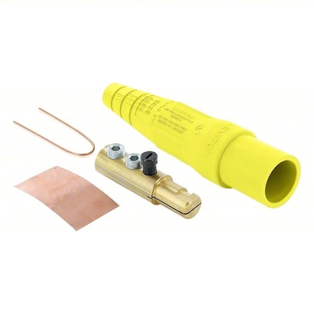 Single Pole Inline, 190 A, Male, Brown MPN:16D44-UH