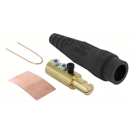 Single Pole Inline, 300 A, Male, Black MPN:18D22-UE