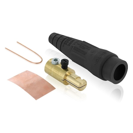 Single Pole Inline, 400 A, Male, Black MPN:18D23-UE