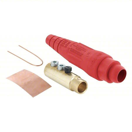 Single Pole Inline, 400 A, Female, Red MPN:18D33-UR