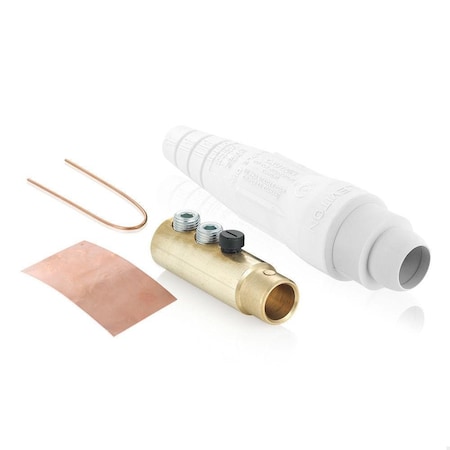 Single Pole Inline, 400 A, Female, White MPN:18D33-UW