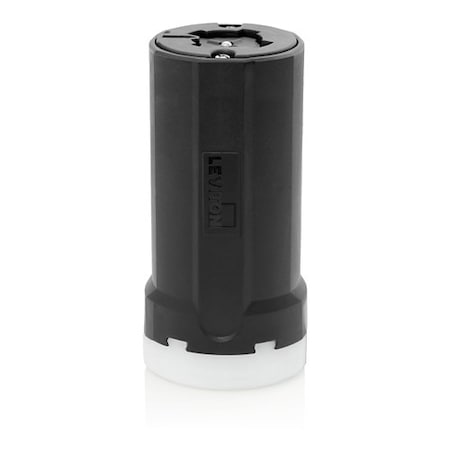 Locking Connector, Non-NEMA, 20/30 A, 250V DC/600V AC, Single Phase, 3 Pole, Screw Terminals, Black MPN:21414-LB