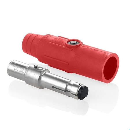 Single Pole Inline, 600 A, Male, Red MPN:22L22-SR