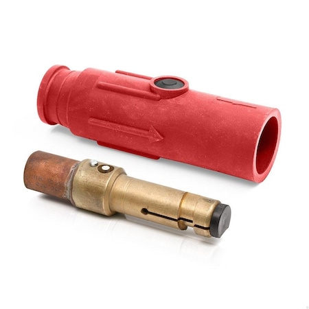 Single Pole Inline, 690 A, Male, Red MPN:22L23-SR