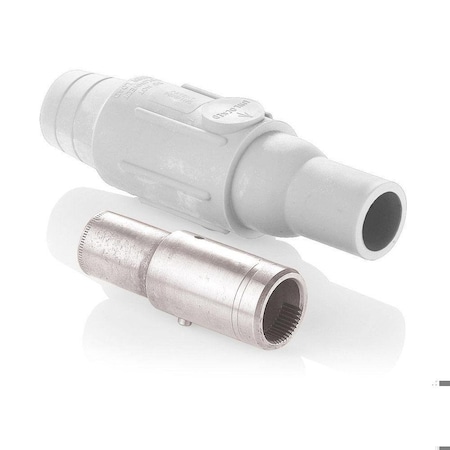Single Pole Inline, 600 A, Female, White MPN:22L25-SW