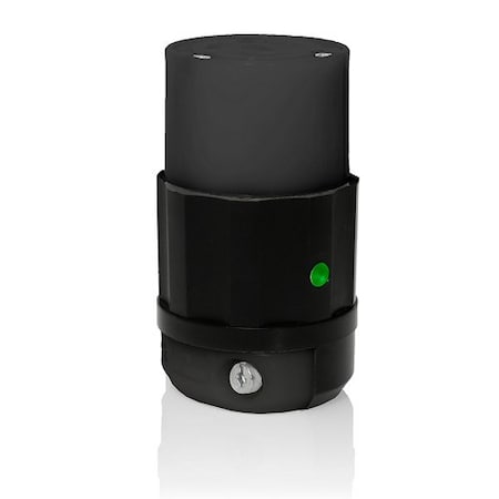 Locking Connector, L5-20R, 20 A, 125V AC, Single Phase, 2 Pole, Screw Terminals, Black MPN:2313-PLB