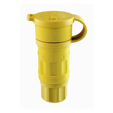 Locking Connector, L24-20R, 20 A, 347V AC, Single Phase, 2 Pole, Screw Terminals, Yellow MPN:23W07