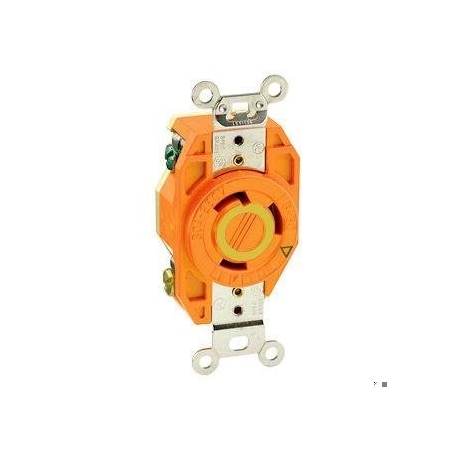 Locking Receptacle, L5-30R, 30 A, 125V AC, Single Phase, 2 Pole, Flush Mount, Screw Terminals MPN:2610-IG