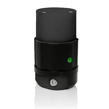 Locking Connector, L5-30R, 30 A, 125V AC, Single Phase, 2 Pole, Screw Terminals, Black MPN:2613-PLB