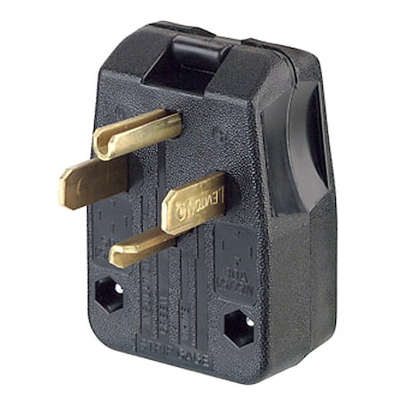 Straight Blade Plug, 14-30P, 14-50P, 30/50 A, 125/250V AC, 3 Pole, Screw Terminals, Grounded MPN:275-E