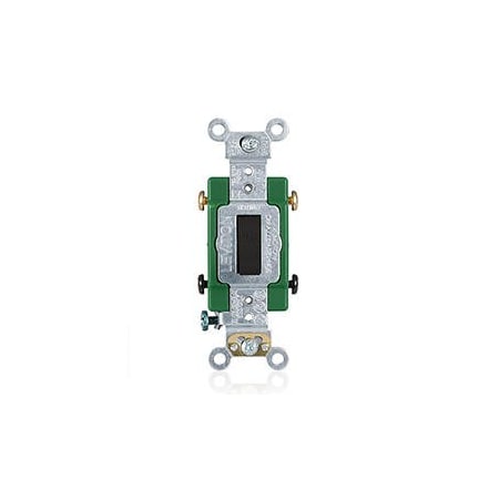 Wall Switch, 2 hp, Toggle, 30 A, Black MPN:3032-2E