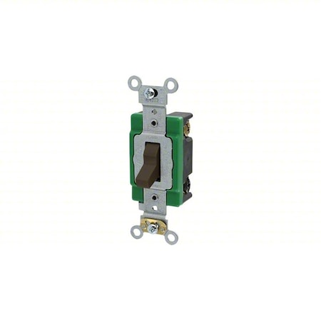 Wall Switch, 2 hp, Toggle, 30 A, Brown MPN:3033-2L