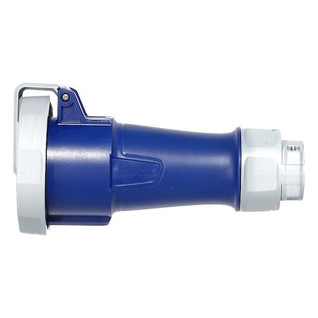 Pin & Sleeve Connector, 30/32 A, 250V AC, Single Phase, 2 Pole, IEC Grounding, NEMA 3R, 4X, 6P, 12 MPN:330C6WLEV