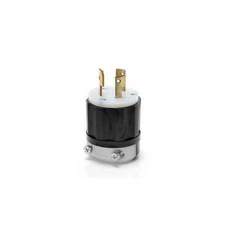 Watertight Locking Plug, Non-NEMA, 30 A, 125/250V AC, Single Phase, 3 Pole, Screw Terminals MPN:3331-C
