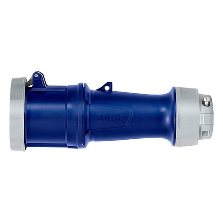 Pin & Sleeve Connector, 60/63 A, 250V AC, Single Phase, 2 Pole, IEC Grounding, NEMA 3R, 4X, 6P, 12 MPN:360C6WLEV