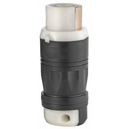 Locking Connector, Non-NEMA, 50 A, 250V DC/600V AC, Three Phase, 3 Pole, Screw Terminals MPN:3764C