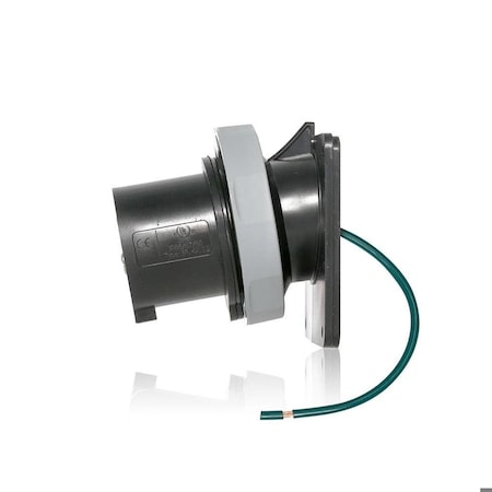 Pin & Sleeve Inlet, 20 A, 600V AC, Three Phase, 3 Pole, Screw Terminals Wire Connection Type Black MPN:420B5WLEV