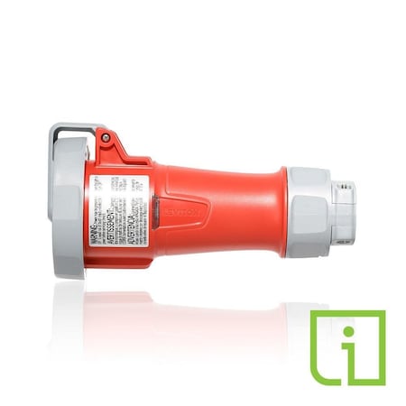 Pin & Sleeve Connector, 30 A, 480V AC, Three Phase, 3 Pole, IEC Grounding, NEMA 3R, 4X, 6P, 12 MPN:430C7WLEVPI